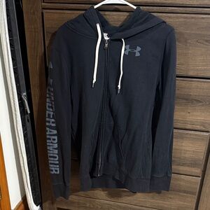 Under Armour Black Hoodie Loose Fit Medium